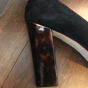 J. Crew factory tortoise heel block pumps